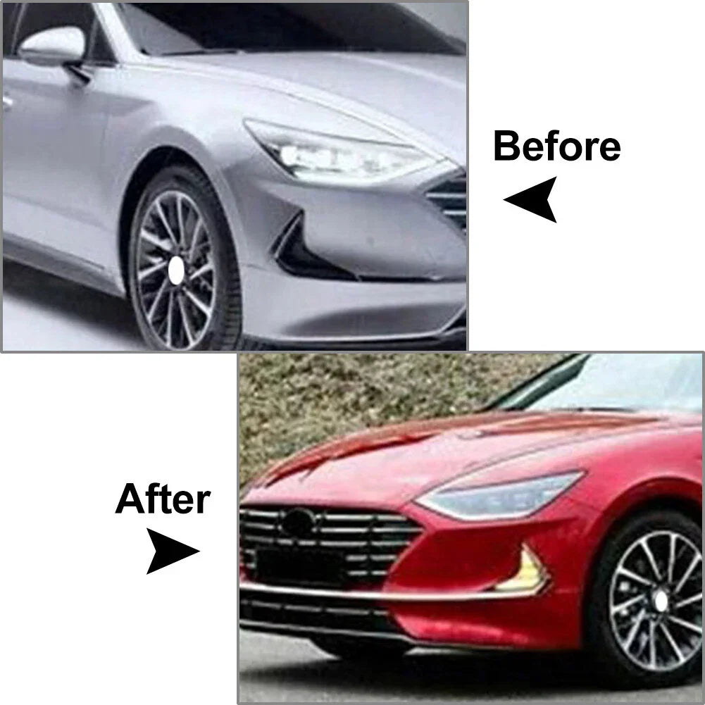 1 Pair Daytime Running Light DRL Turn Signal for Hyundai Sonata (2020-2021)