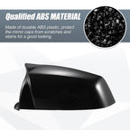 Pair Rearview Mirror Cover Cap Gloss Black for BMW 5 6 7 Series (F01 F02 F03)