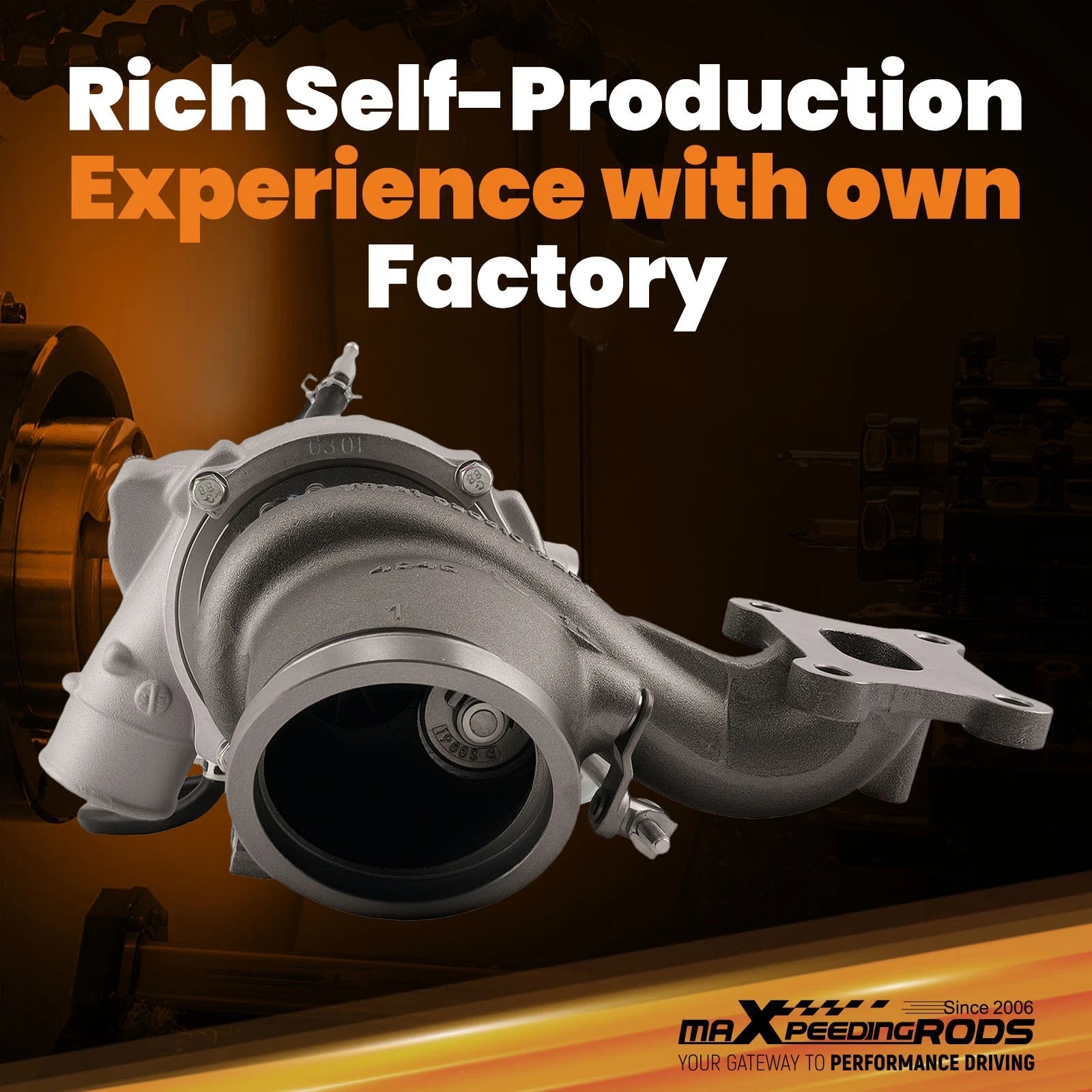 Turbocharger for Ford Escape, Fusion, Taurus SE 2.0L EcoBoost (2013–2016)