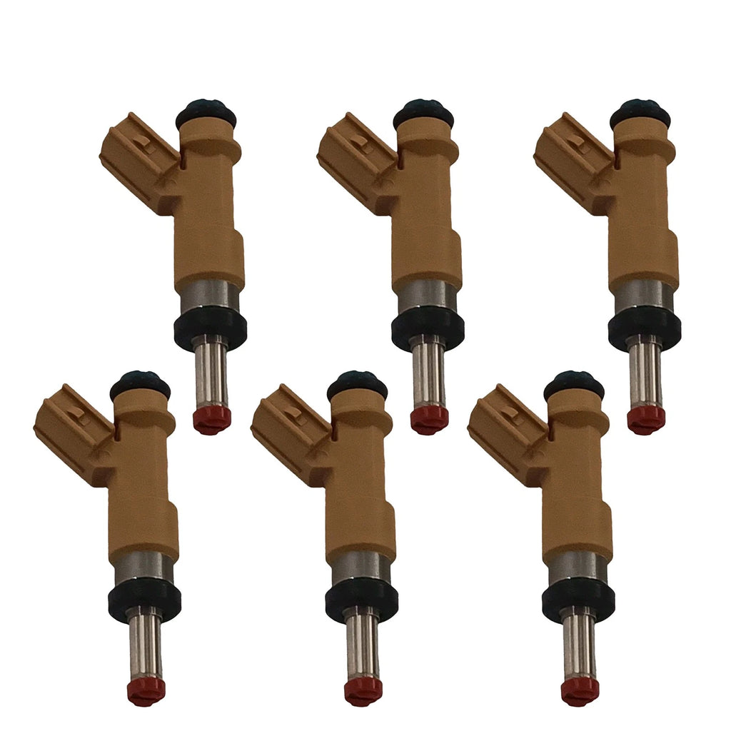 Set of 6 Fuel Injectors for Toyota 4Runner, FJ Cruiser, Tundra V6 (2010–2019)
