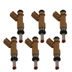 Set of 6 Fuel Injectors for Toyota 4Runner, FJ Cruiser, Tundra V6 (2010–2019)