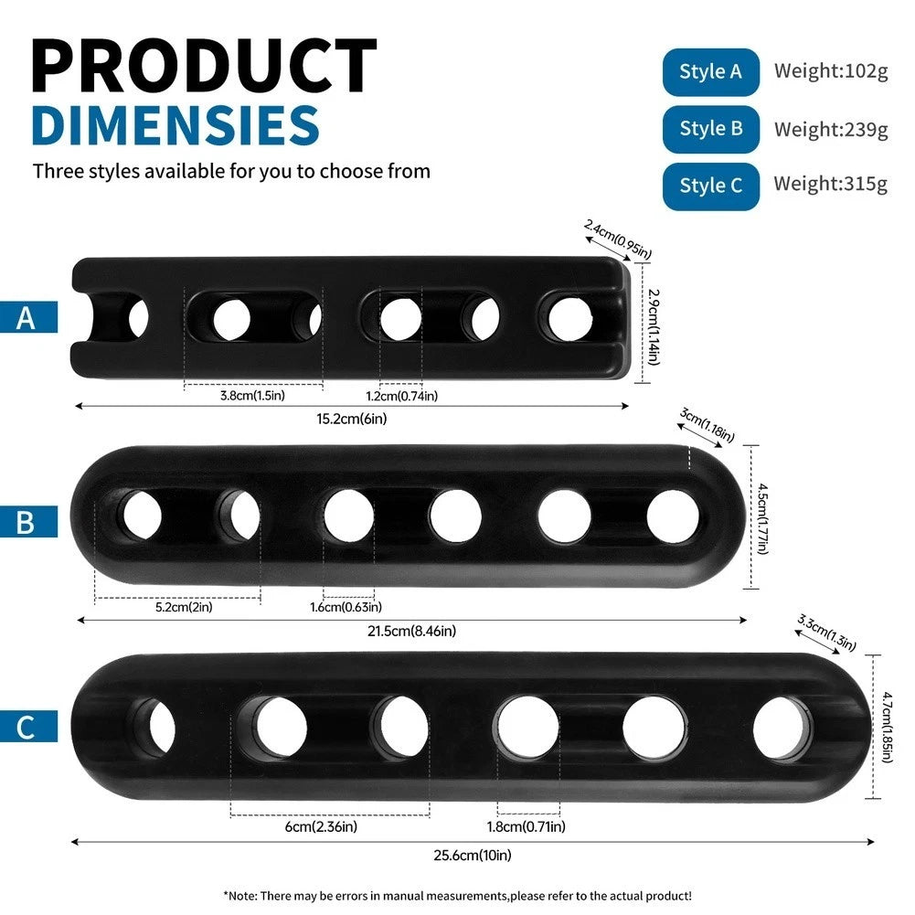 EPDM Rubber Shock Absorber Snubber for Dock Ropes (Small, Medium)