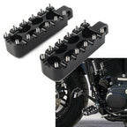 Black CNC Foot Pegs for Harley Dyna Wide Glide FXDWG FXDB FXDL FXDF (2006-2017)