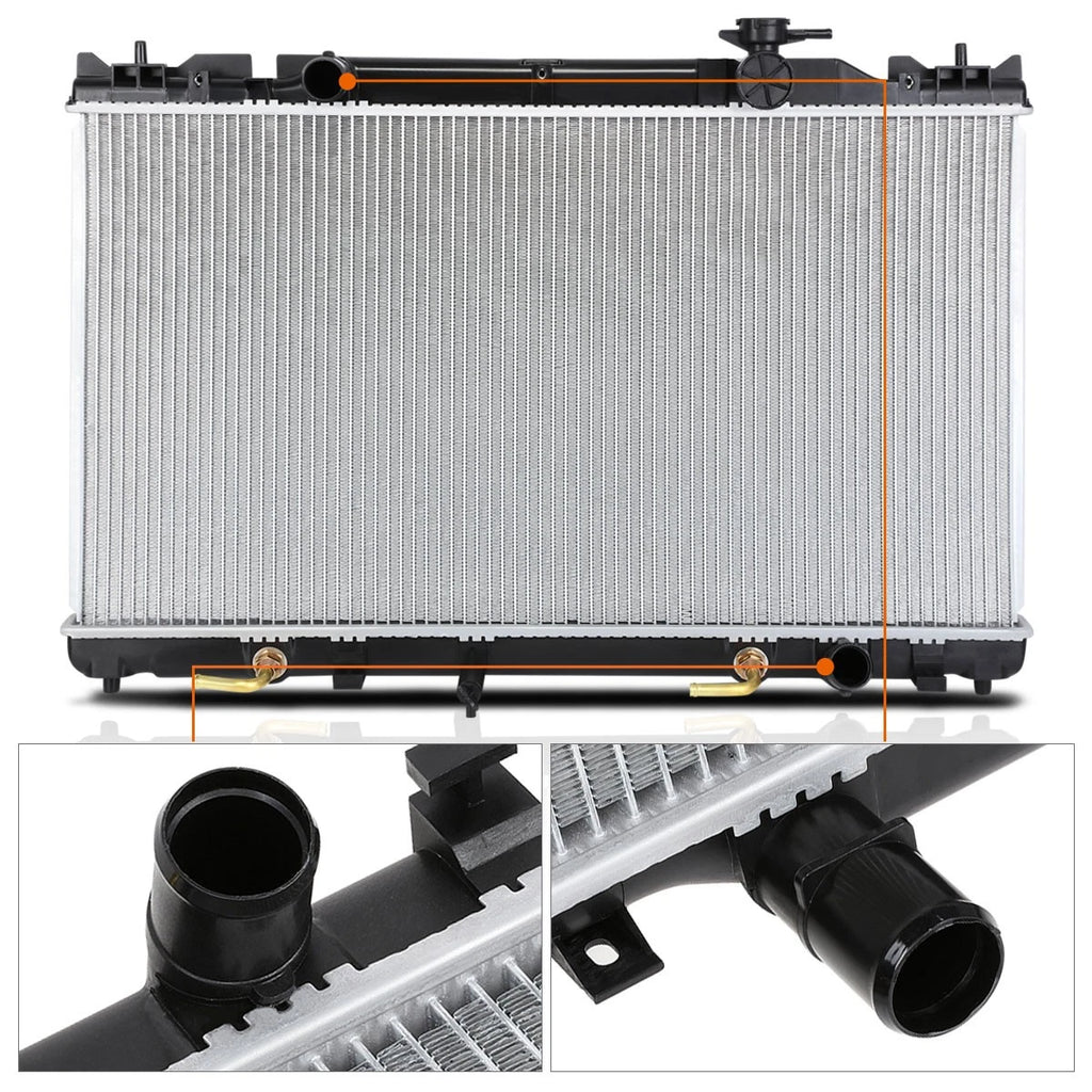 Aluminum Core Radiator for Toyota Camry L4 AT (2002–2006) DPI-2437