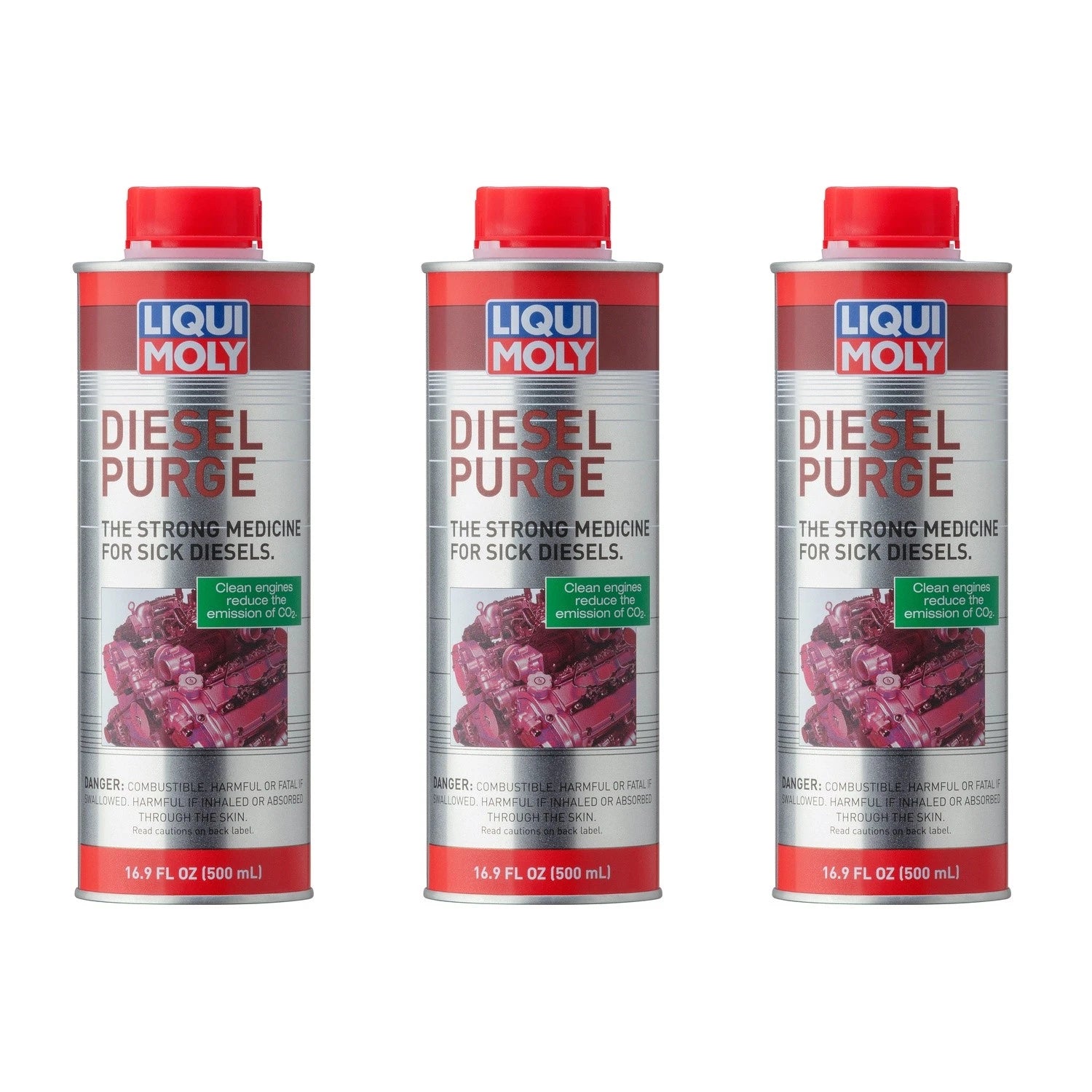 Set of 3 Liqui Moly Diesel Purge Fuel Additive (1500ml)