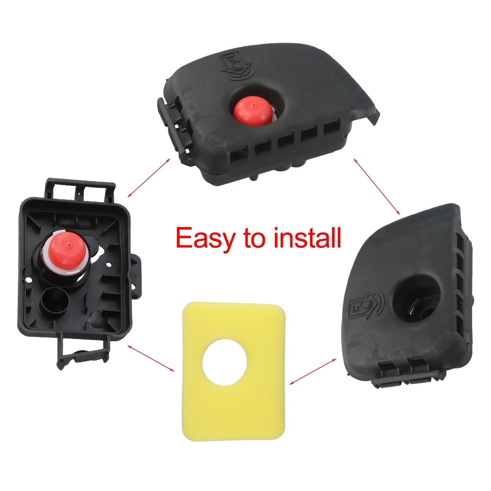 Air Cleaner Cover and Filter Base for 450E (Compatible)