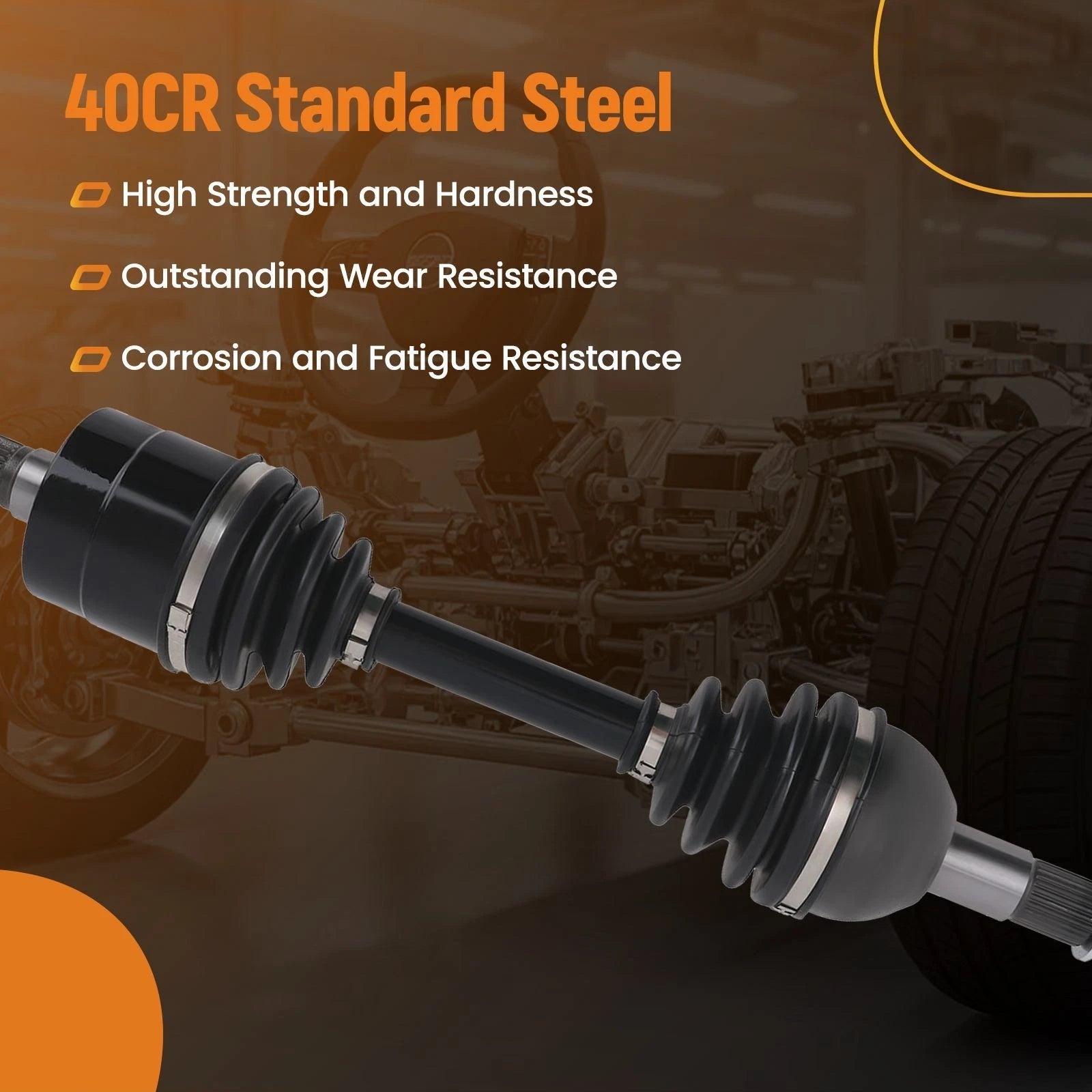 Rear Right Complete CV Joint Axle for Can-Am Outlander 800 (2008–2009)