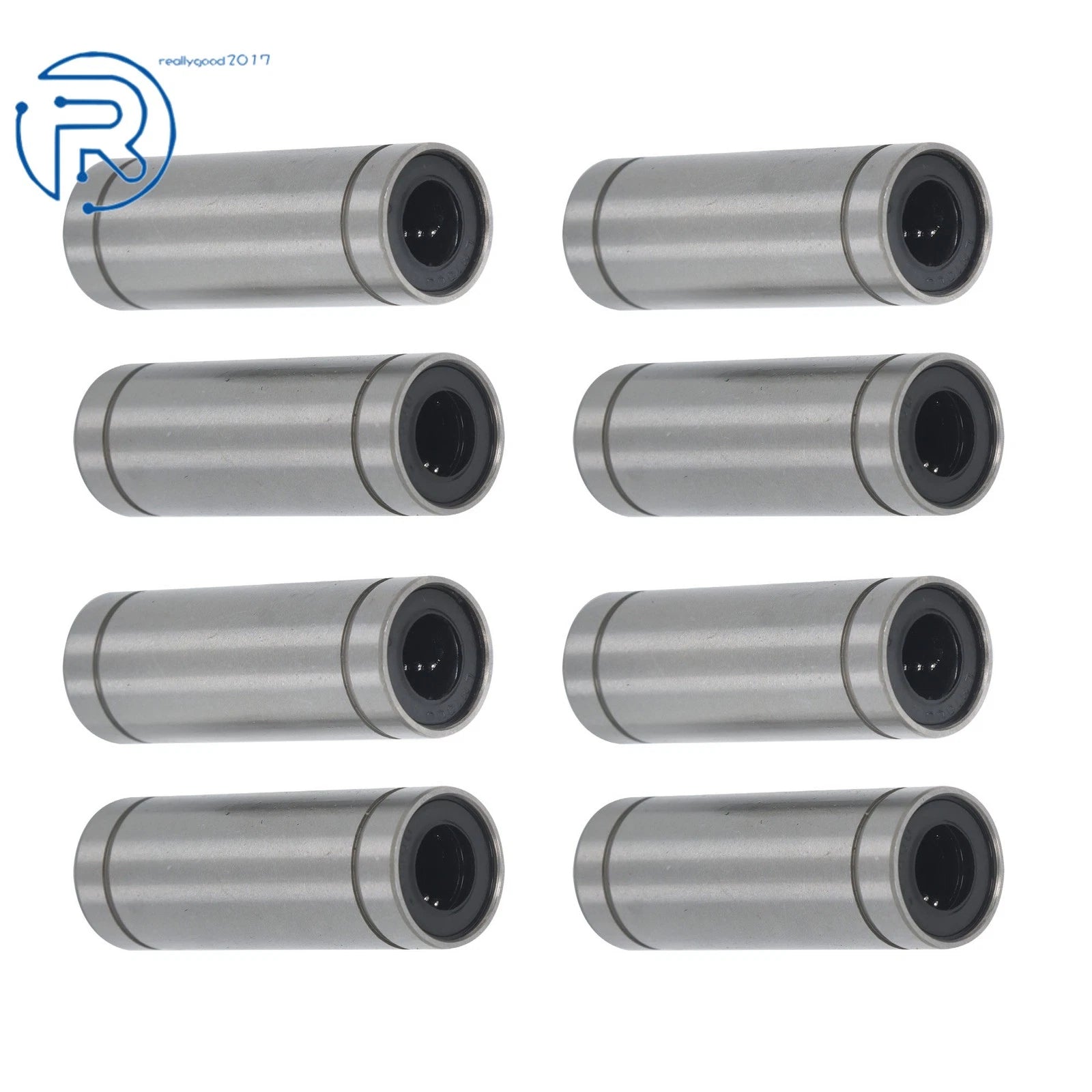 8X LM10LUU Linear Ball Bearings for CNC 3D Printer (10 × 19 × 55 mm)