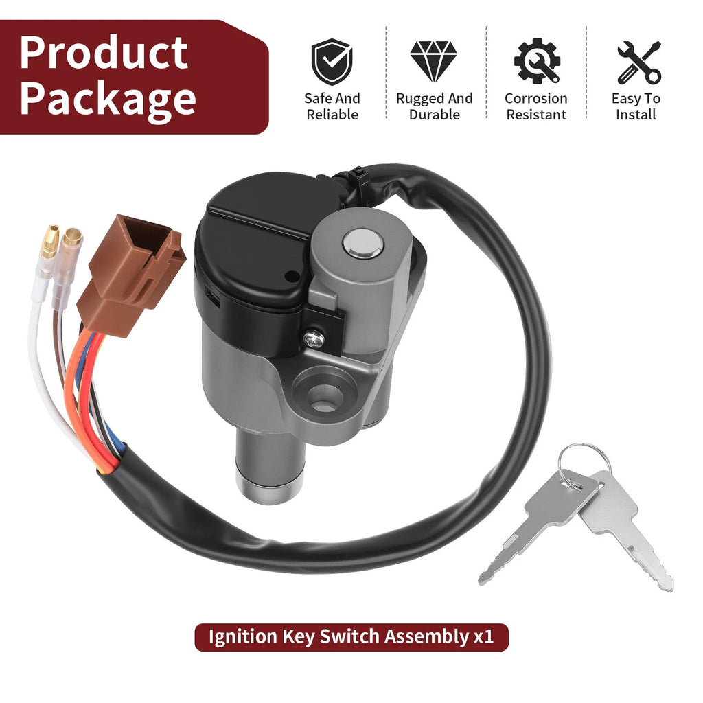 Ignition Switch Assembly for Kawasaki Vulcan 750 (1986–2006) 27005-5052