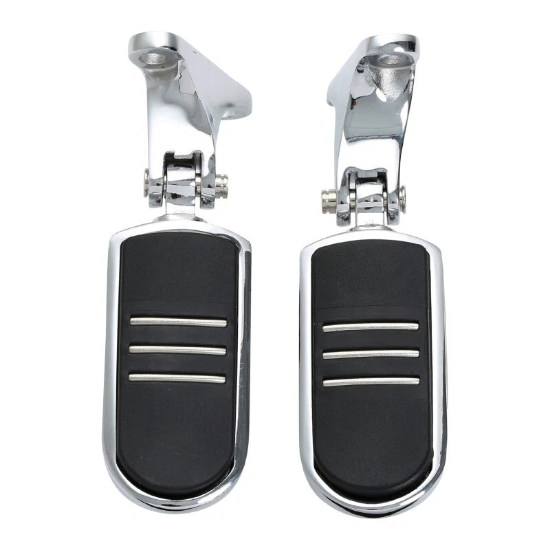 Chrome Passenger Footpeg Mount for Harley Touring Street Glide (1993–2025)