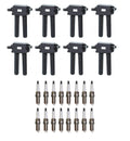 Set of 8 Ignition Coils & 16 Spark Plugs for 5.7L 6.4L V8