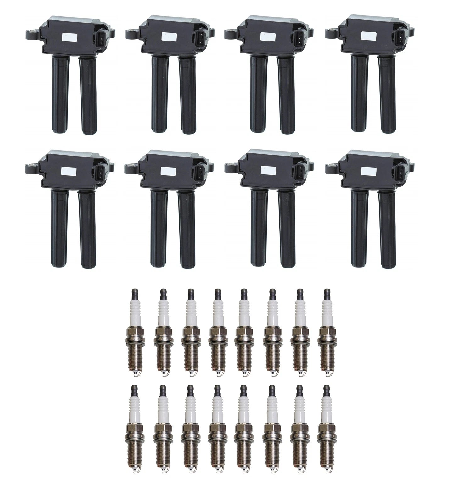 Set of 8 Ignition Coils & 16 Spark Plugs for 5.7L 6.4L V8