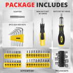 51Pcs Magnetic Screwdriver Bit Set with Organizer Box