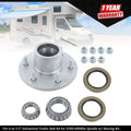 6 on 5.5" Galvanized Trailer Hub Kit for 5200-6000 lbs Spindle