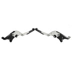 Silver Extendable Brake Clutch Levers for Daytona 675 Street Triple (2006-2018)
