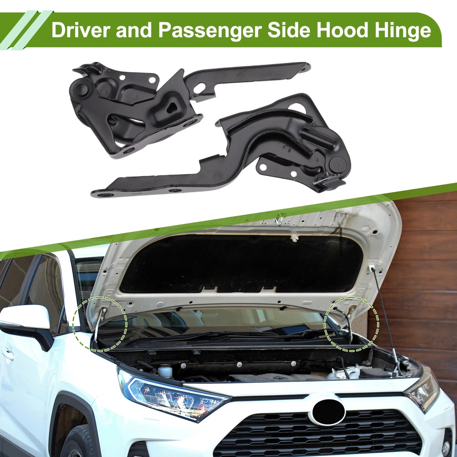 Hood Hinges for Lexus NX200t (2015–2018) 1 Pair No. 5341078030