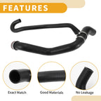 Radiator Hose for Mercedes-Benz R350 (2006–2011) No.A2515000075 Rubber Black