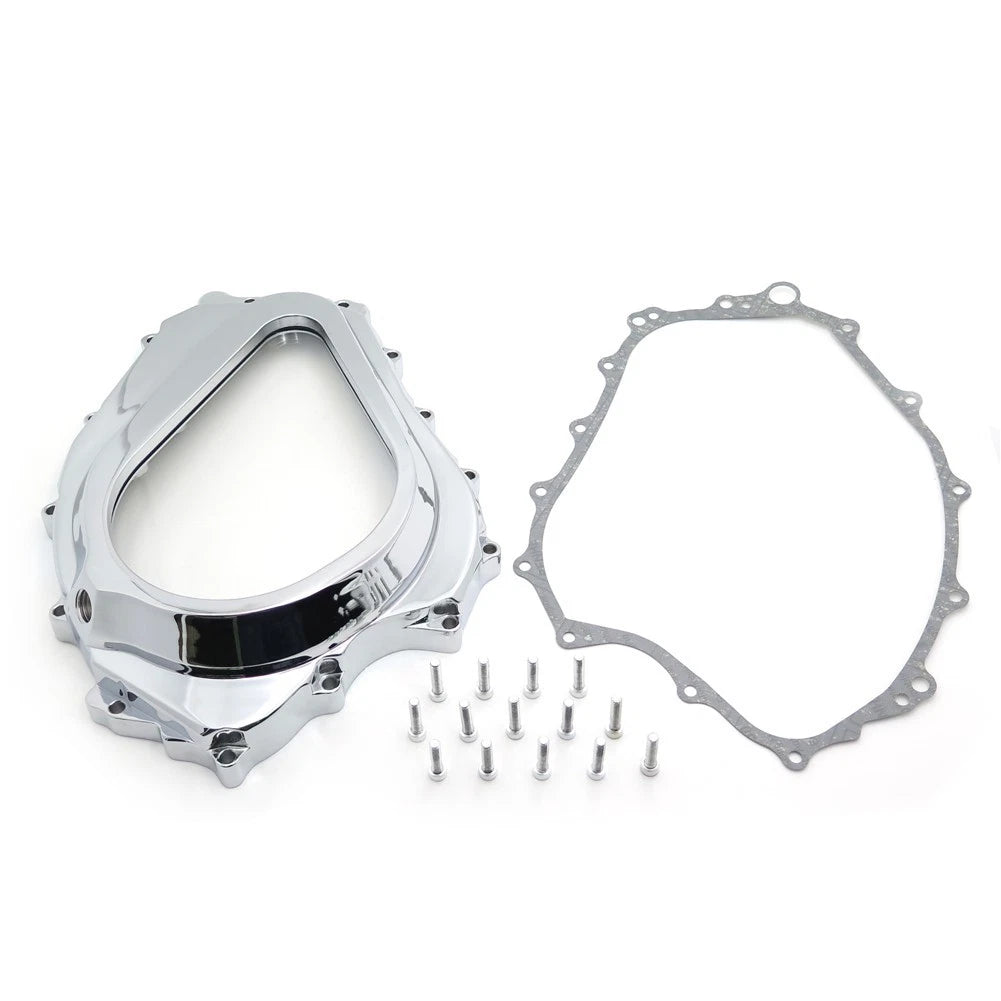 Chrome Custom Clutch Engine Cover for Honda CBR 1000RR (2004–2007) w/ gasket