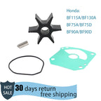 Water Pump Impeller Repair Kit for Honda Outboard 75/90/115/130 HP (06192-ZW1-000)