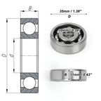 Deep Groove Ball Bearing 10x35x11mm for Scooter Skateboard (6300)