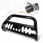 Set of 2 Black Aluminum Step Nerf Bars for Silverado/Sierra Crew Cab (2019–2024)