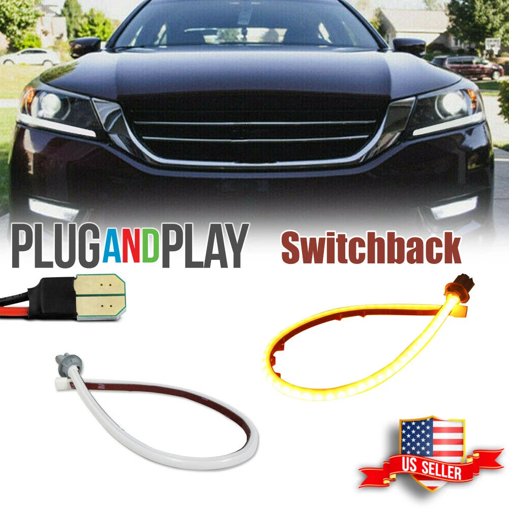 LED Headlight DRL Strip for Honda Accord Sedan (2013–2015)