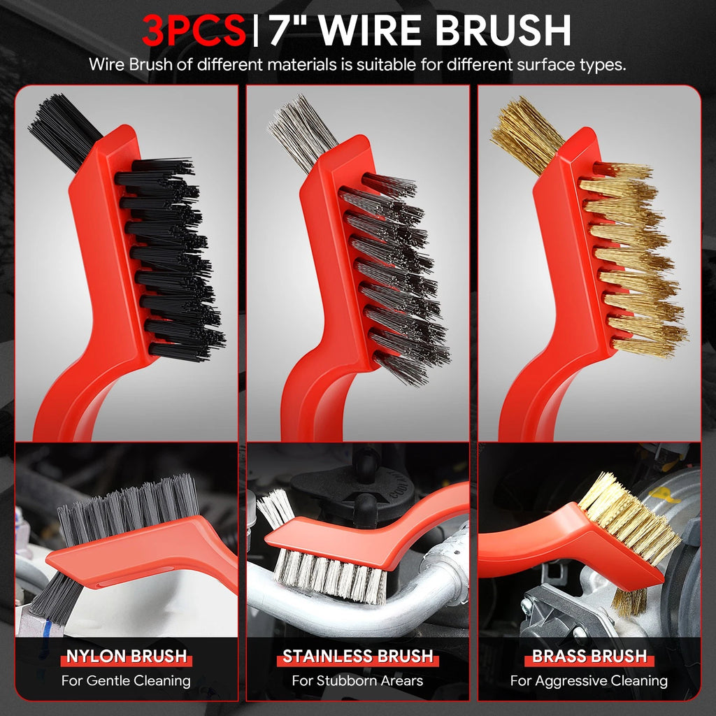 19-Piece Car Wash Cleaning Kit for All Vehicles (Interior Exterior)