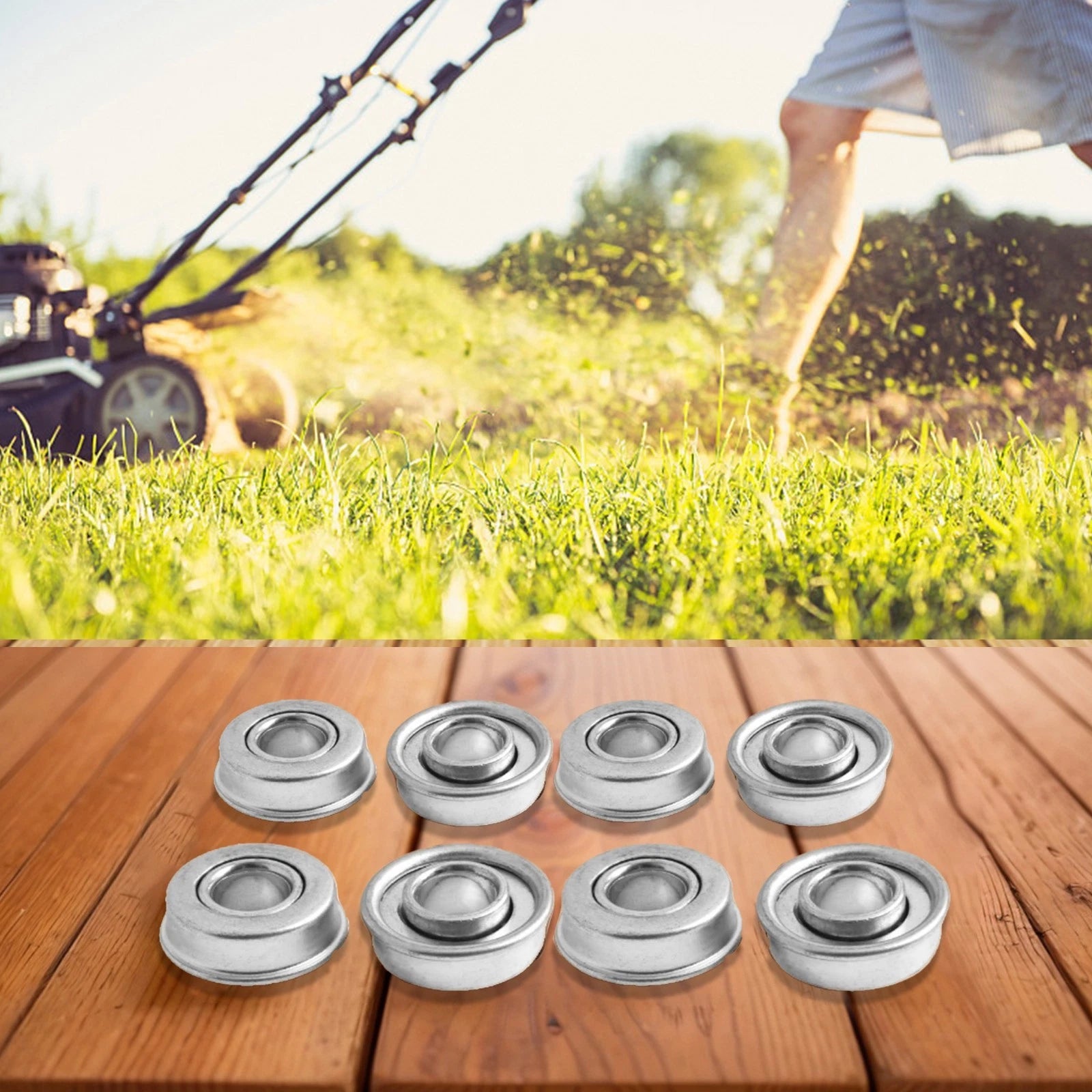8X Wheel Bearings 12.7 x 28.6 x 11mm for Honda Lawn Mower (741 0262)