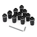10x Aluminum M5x16mm Screen Bolts & Rubber Well Nuts for Honda