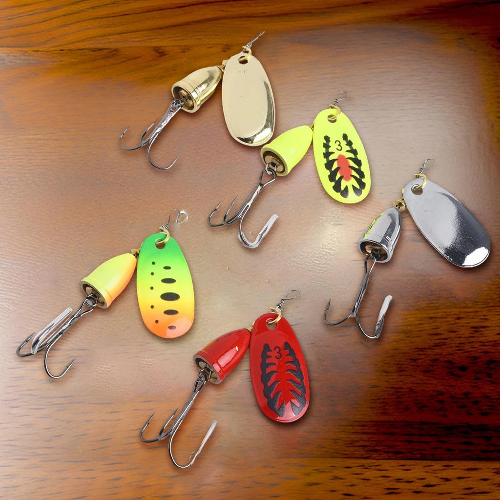 5 Piece Fishing Lure Kit for Bass Trout Crappie