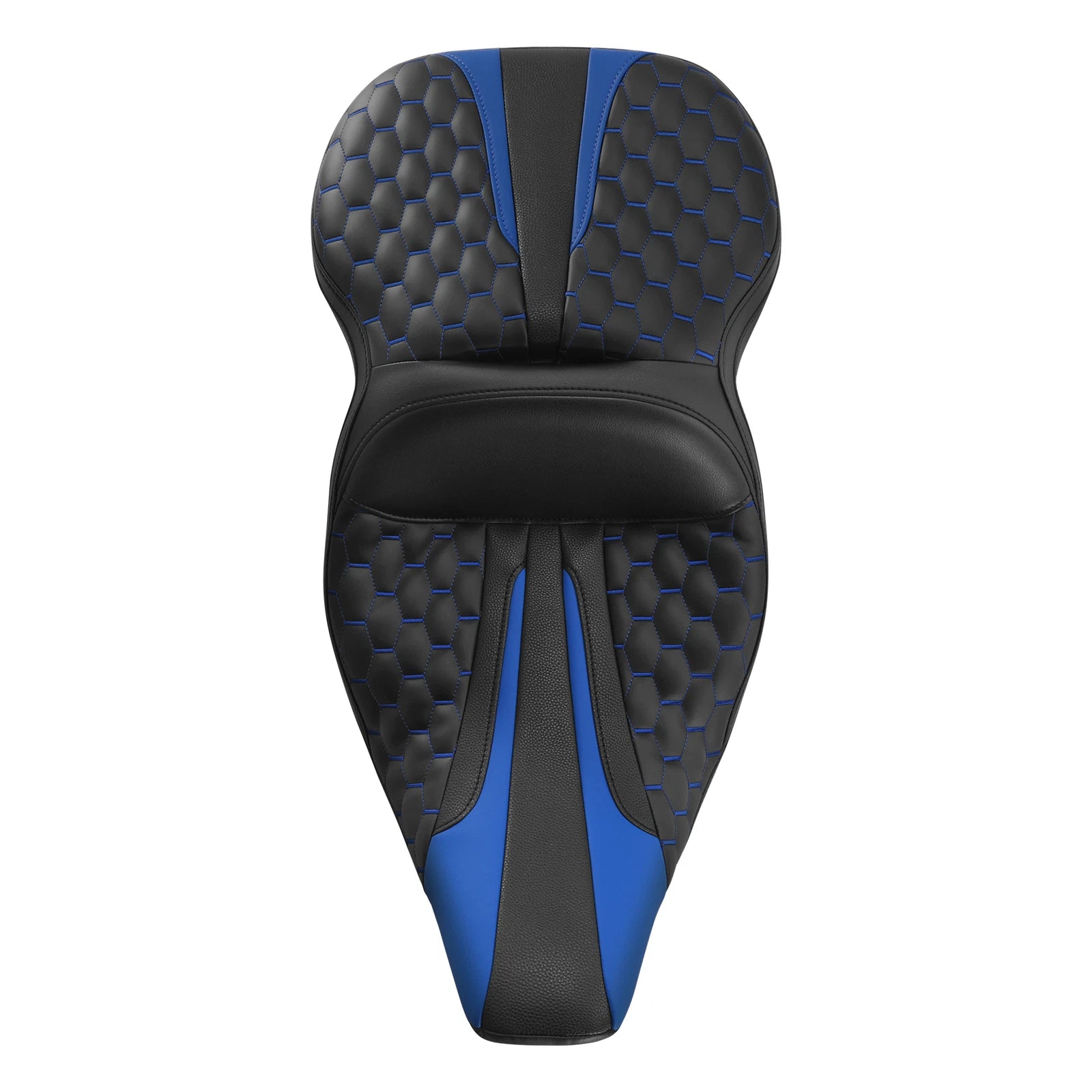 Black Blue Driver Passenger Seat for Harley Touring Electra Glide (1997–2007)