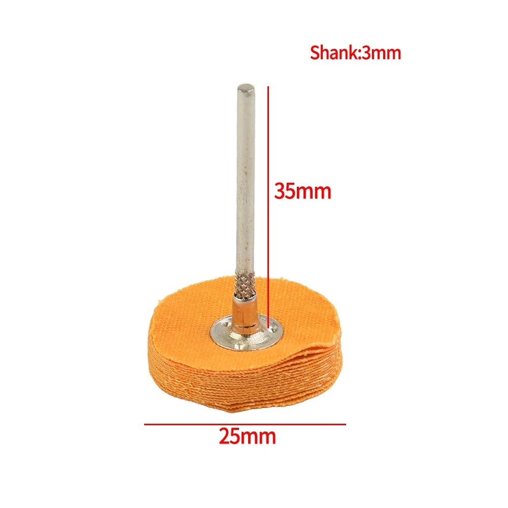 10pcs Polishing Cotton Cloth Wheel Brush Set for Rotary Buffing Tool