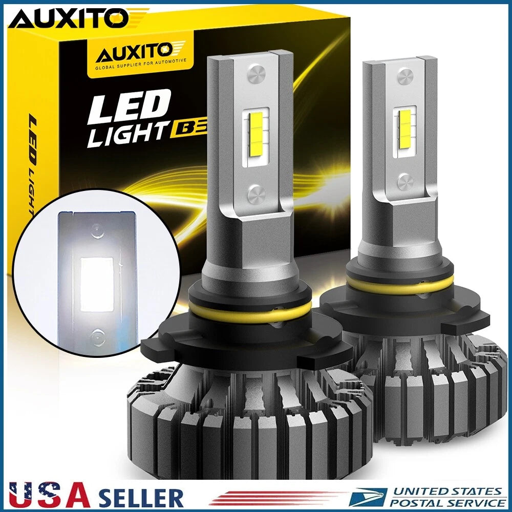 2X AUXITO 9005 HB3 LED Headlight Kit for Hi Low Beam Bulbs (6500K)