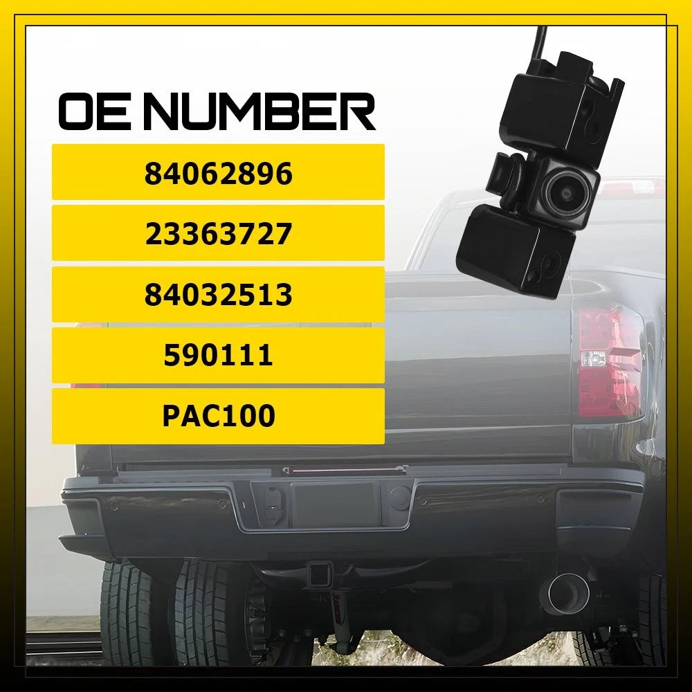 Waterproof Rear View Backup Camera for Chevy Silverado 1500 HD (2016–2019)