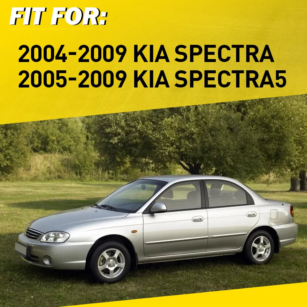 Interior Door Handle for Kia Spectra (2004–2009) Gray Driver Passenger Side