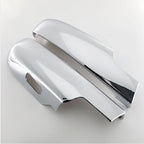 Silver ABS Lower Mirror Covers for Chevy Silverado GMC Sierra Tahoe Yukon