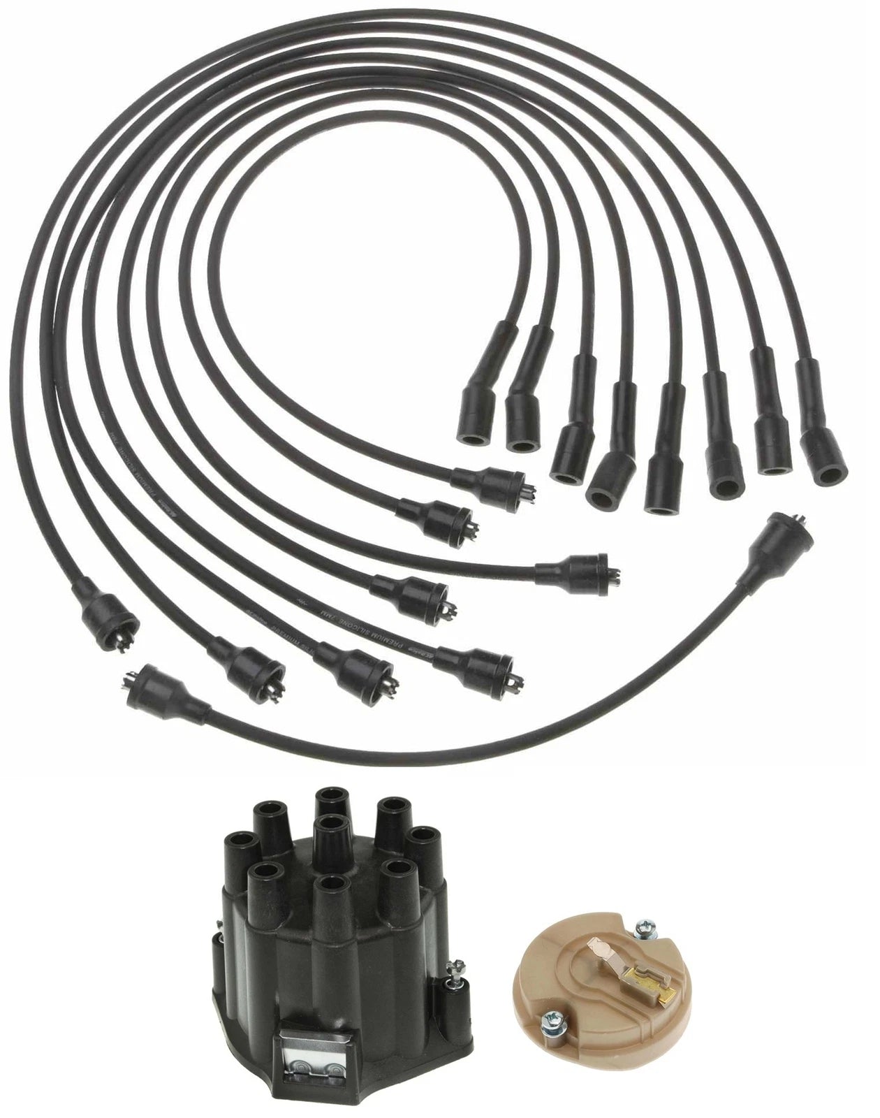Distributor Rotor Cap & Wires Kit for Marathon Sprint V8 (ACDelco)