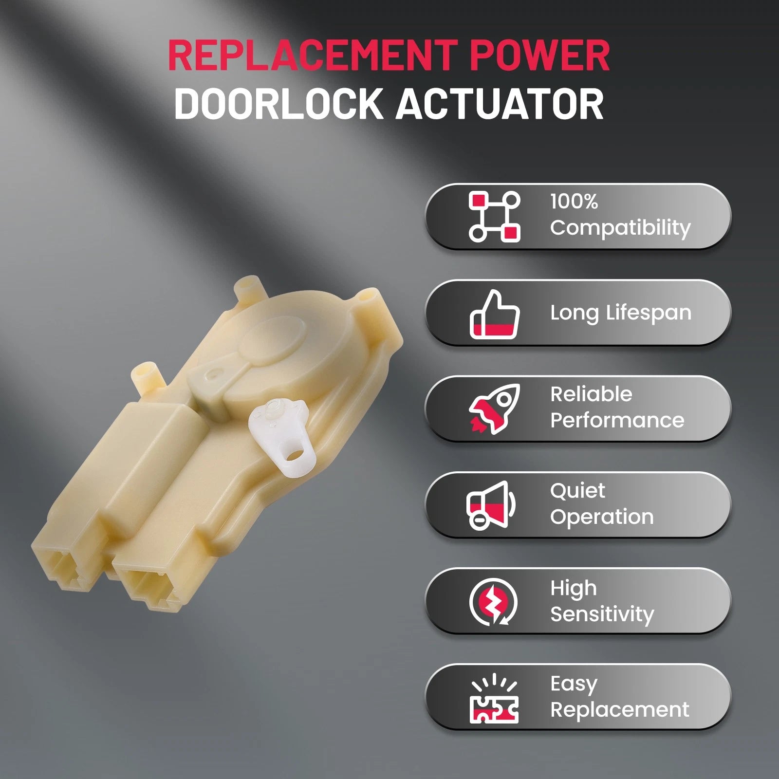 Rear Trunk Door Lock Actuator for Acura RSX (2002–2006) 74896-S6M-A01