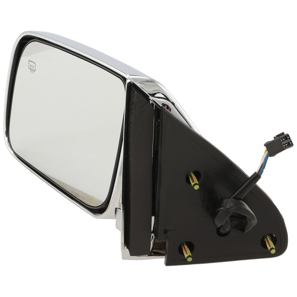 Driver Side Power Heated Chrome Mirror for Chevrolet C1500 (1988–1998)