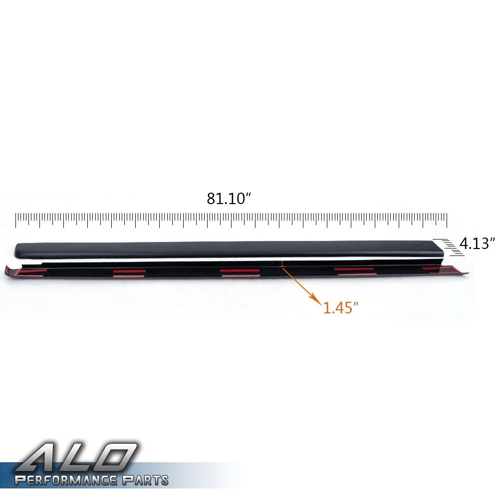 Set of 2 Bed Rail Caps for Silverado/Sierra 6'6" Bed (1999–2006)