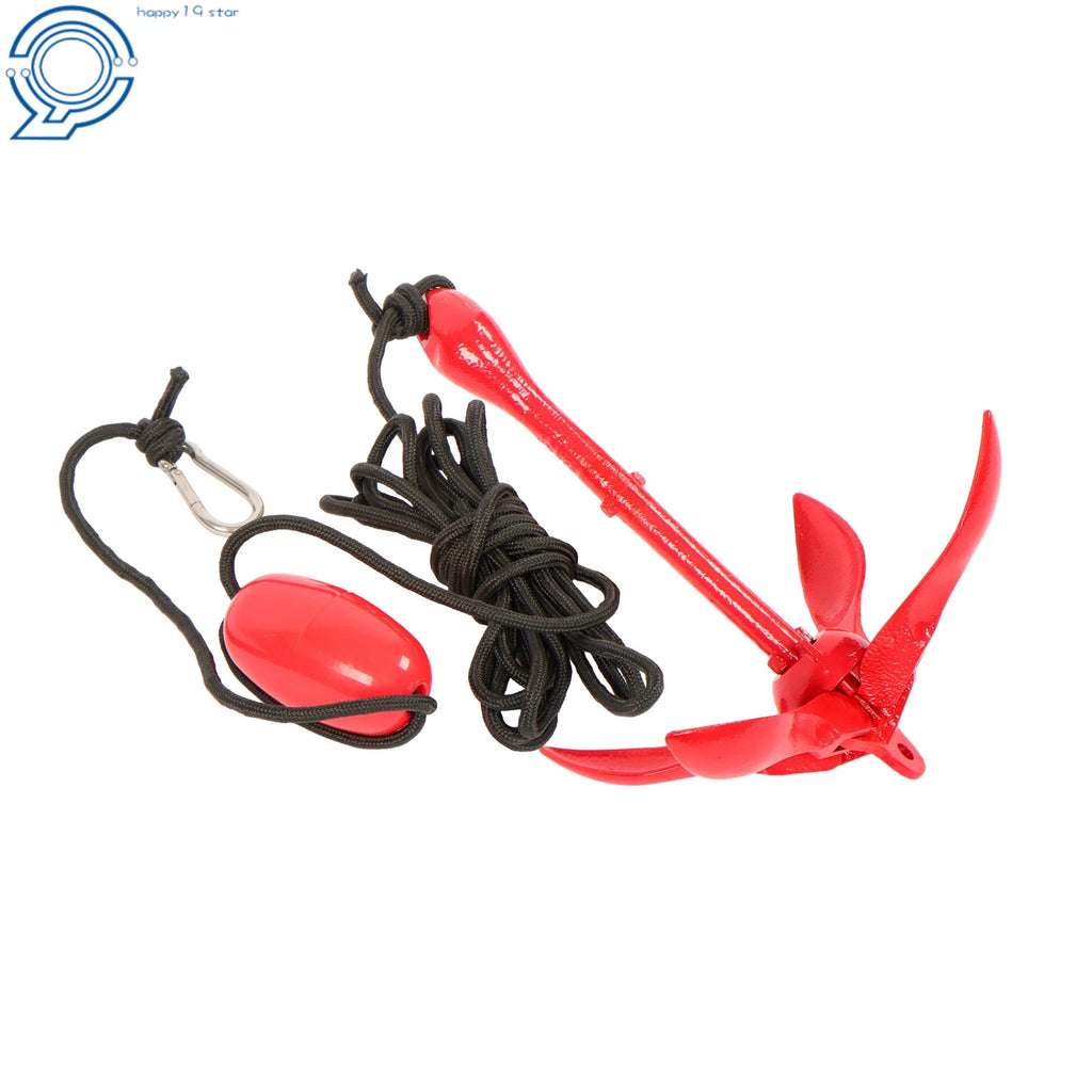 Folding Anchor with 26.2 ft Rope for Jet Ski Canoe Kayak Raft Boat