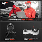 2X Front Engine Motor & Torque Strut Mount for Ford Fusion (2006-2009)