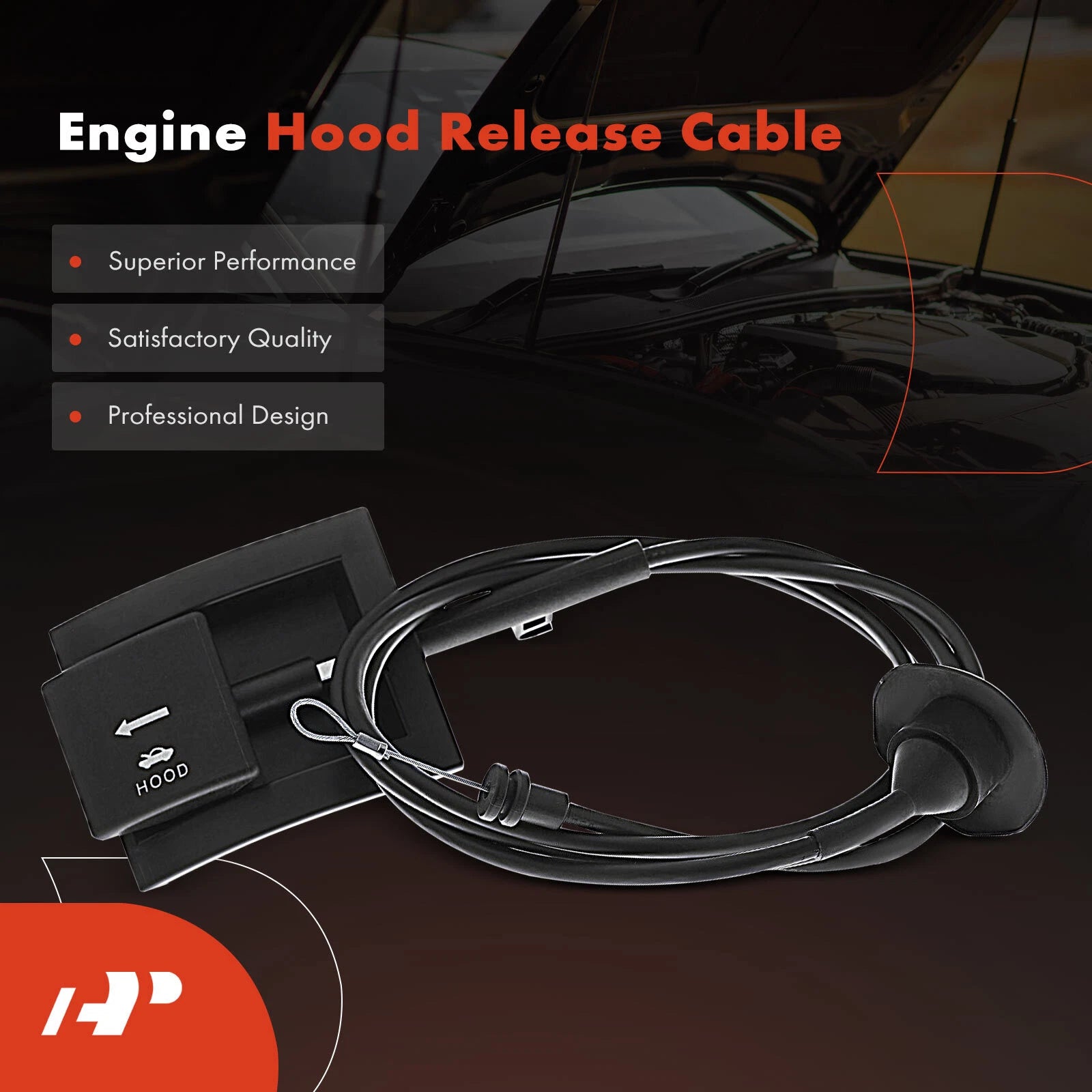 Hood Release Cable for Ford F-150, F-53 (1992–1997)