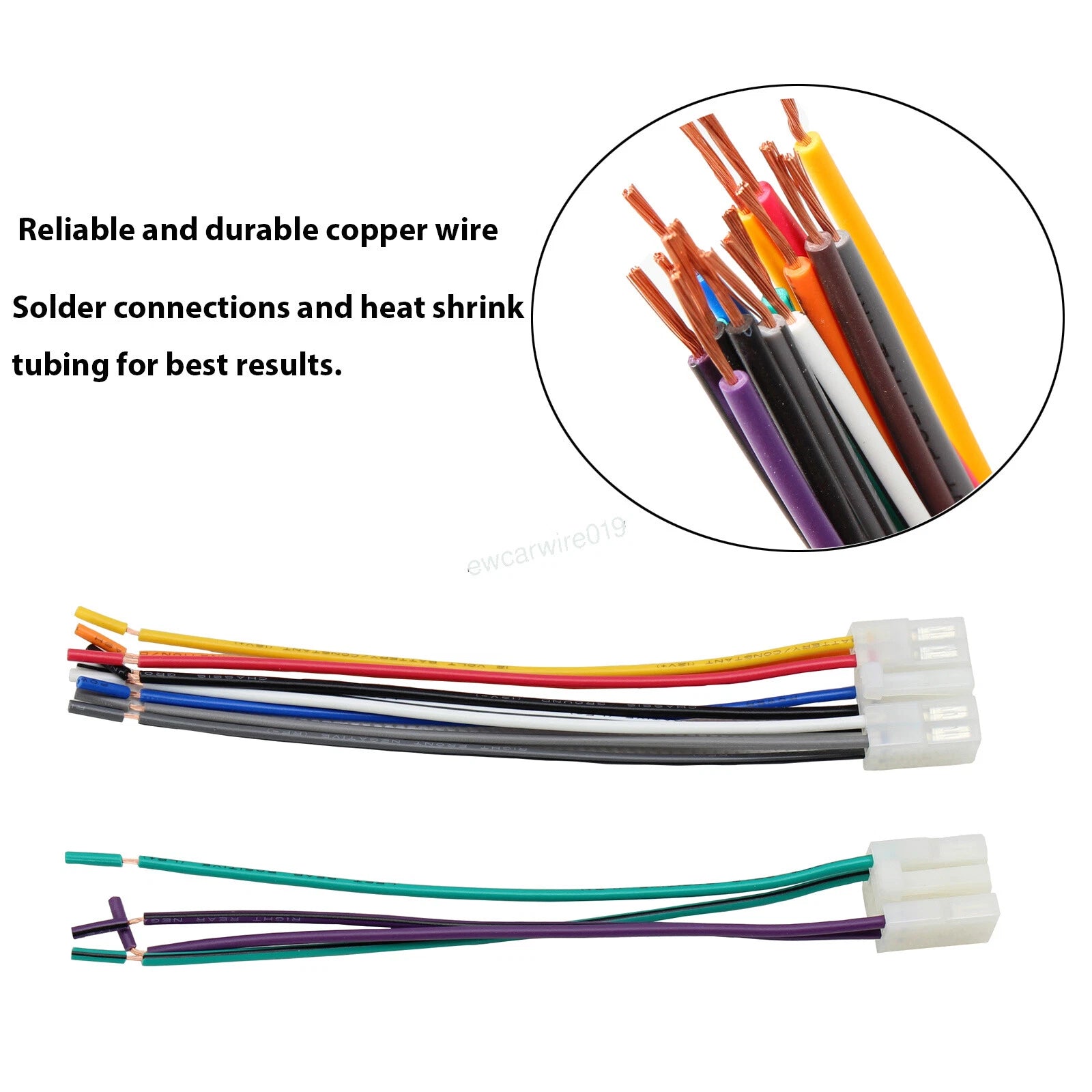 Radio Wire Harness for Toyota (1992–2019) W/O JBL Add Subwoofer AMP