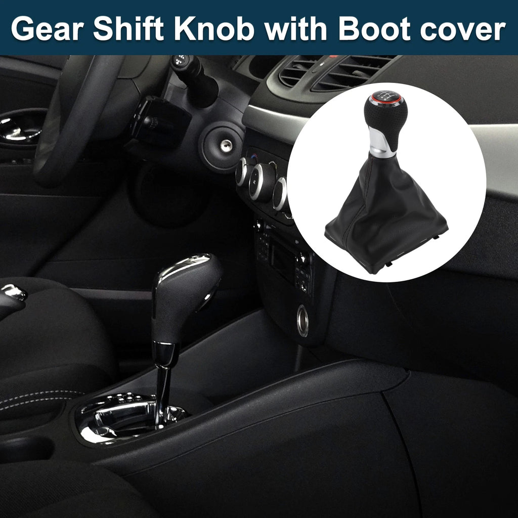 6 Speed Shift Knob with Boot Cover No. 8K0863278H for Audi A4 (2008–2016)