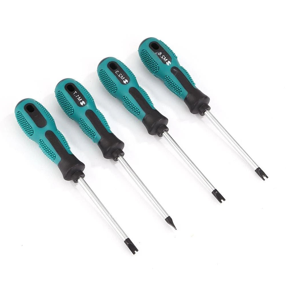 Set of 4 U-Type Magnetic Screwdriver Heads 1.7/2.0/2.3/2.6mm