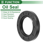 Set of 5 Oil Seal Rotary Shaft Seal NBR Rubber 35x58x8mm