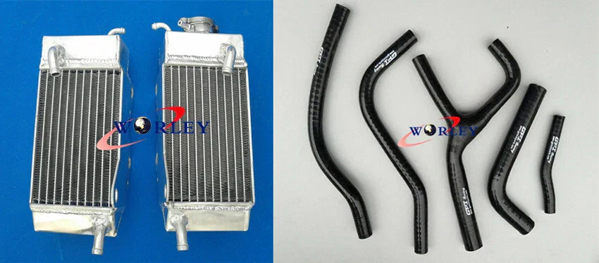 Aluminum Radiator & Hose for Honda CR125 CR250 (1983)