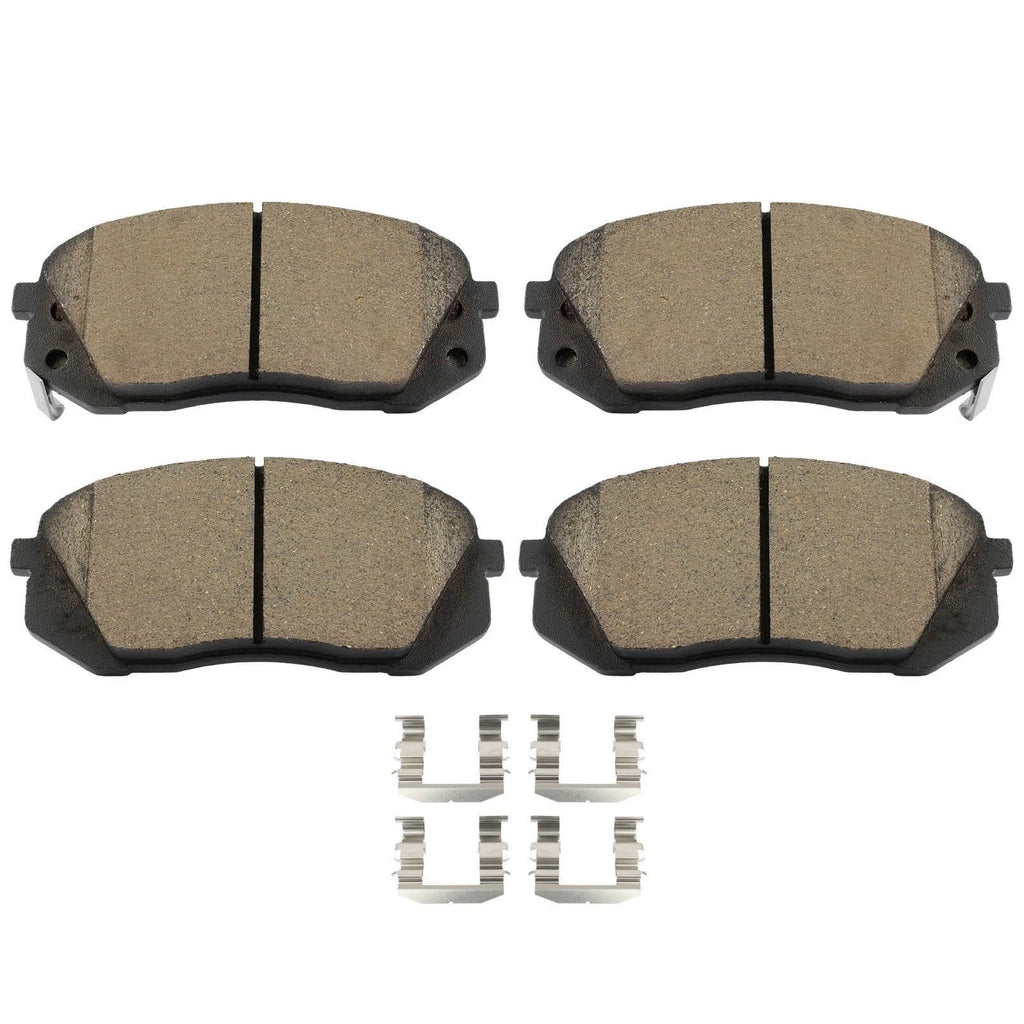 Front & Rear Brake Ceramic Pads for Kia Sportage, Hyundai Tucson (2017–2023)
