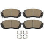 Front & Rear Brake Ceramic Pads for Kia Sportage, Hyundai Tucson (2017–2023)